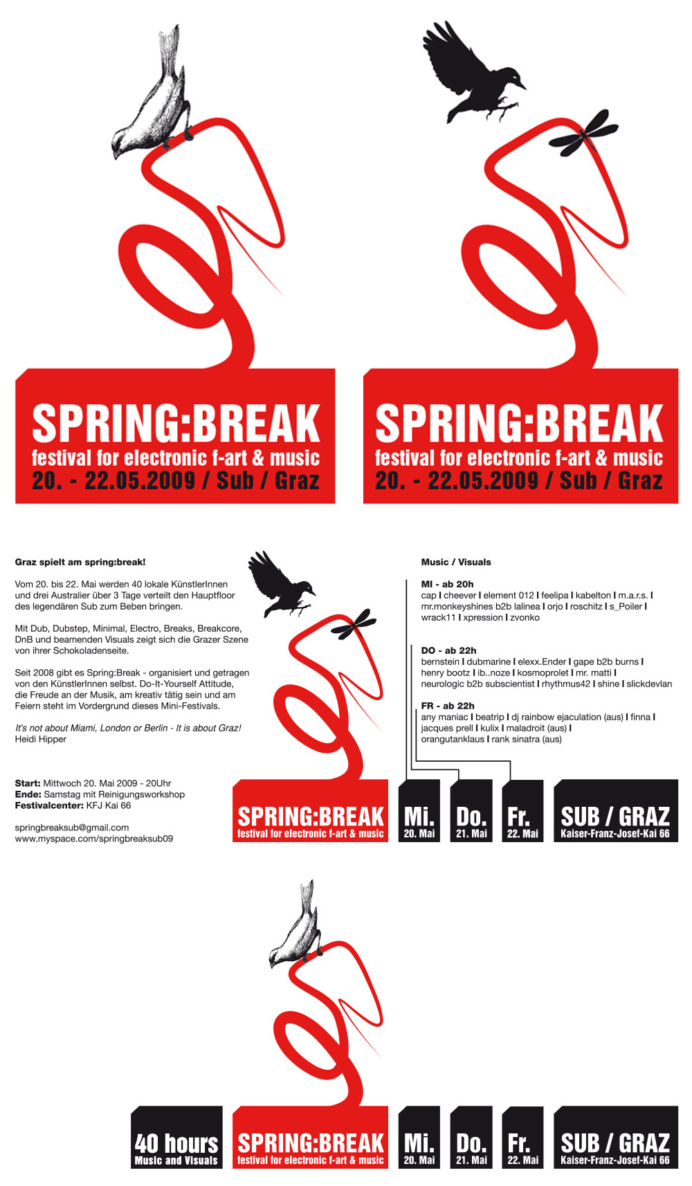 Spring Break Graz Flyer